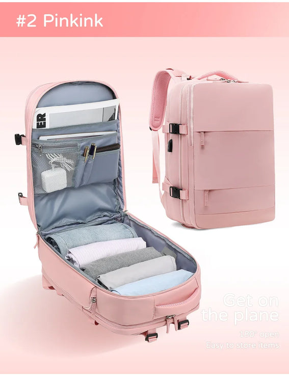 Versatile Voyage Women's Backpack Suitcase-4