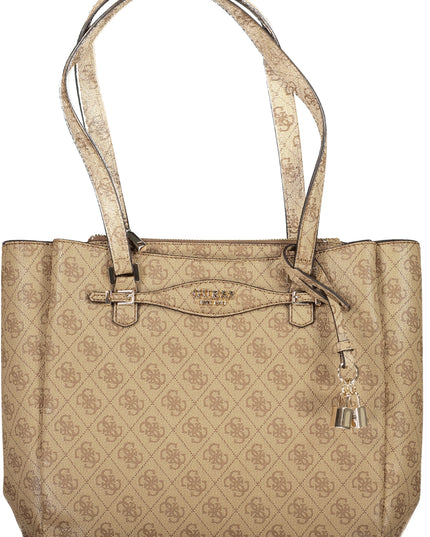 GUESS JEANS WOMEN'S BEIGE BAG