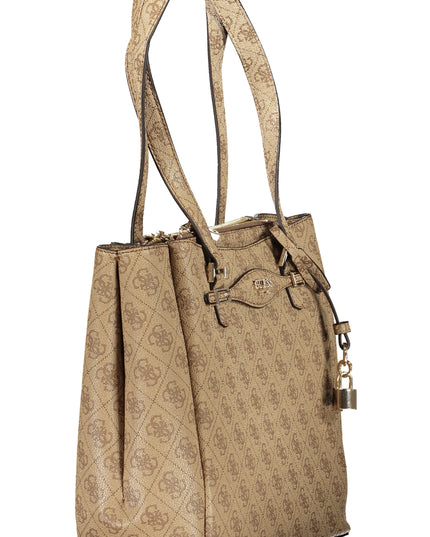 GUESS JEANS WOMEN'S BEIGE BAG