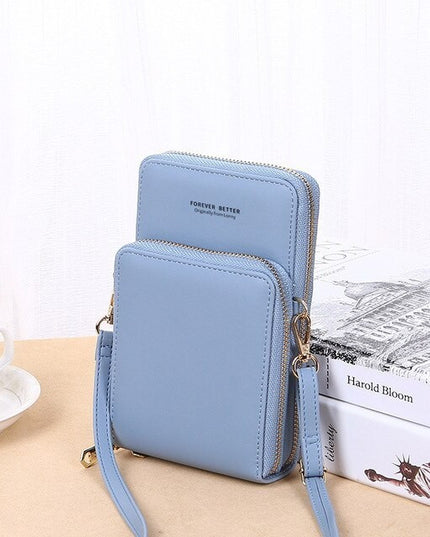 Cipzáros crossbody, női táska-0