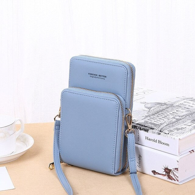 Cipzáros crossbody, női táska-0