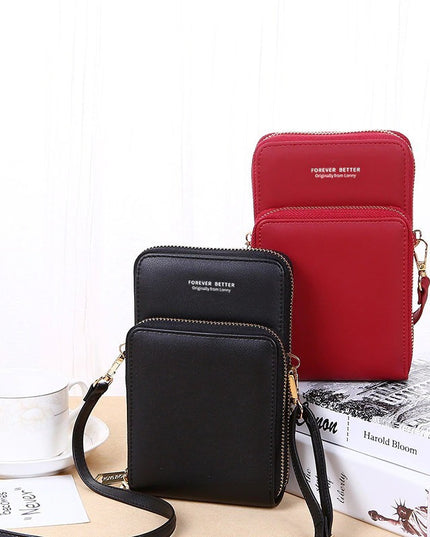 Cipzáros crossbody, női táska-1