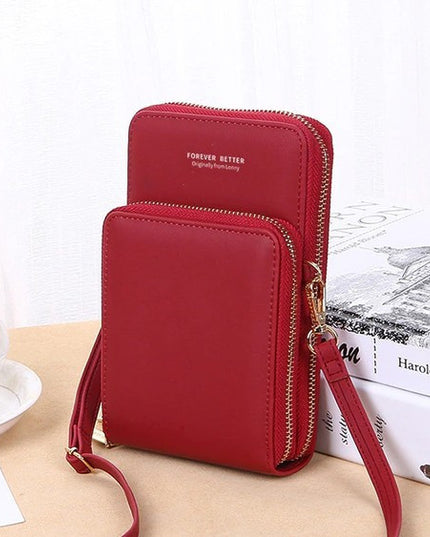 Cipzáros crossbody, női táska-6