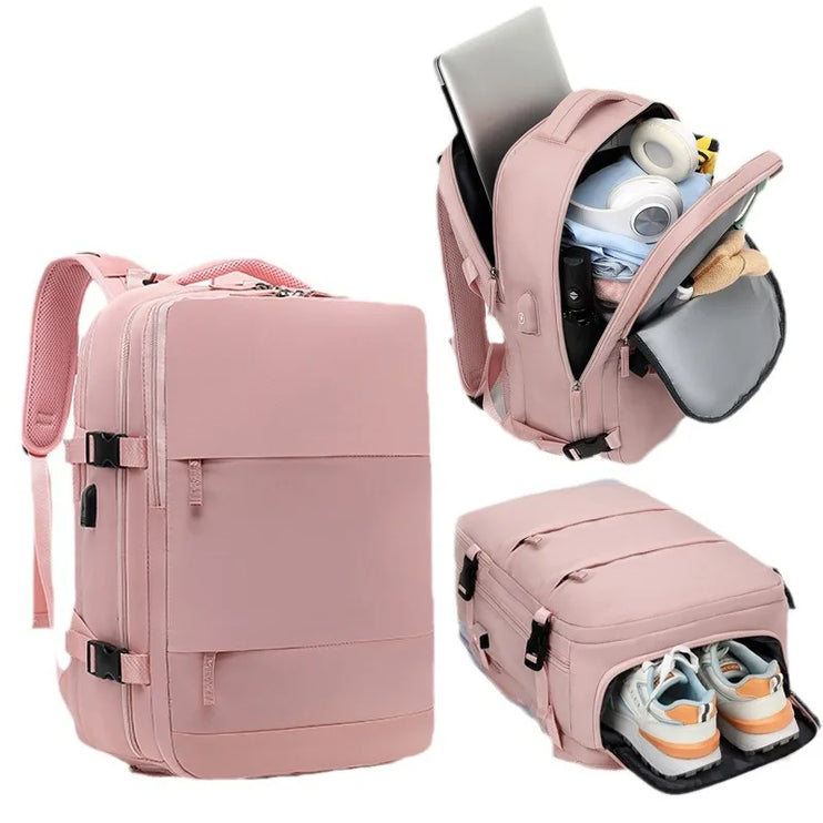 Versatile Voyage Women's Backpack Suitcase-0