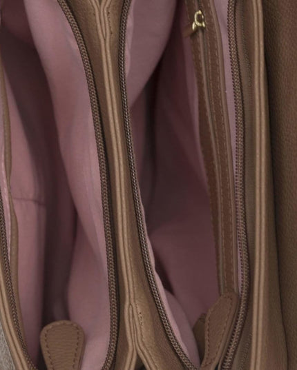 Agnes Brown Vegan Backpack-4