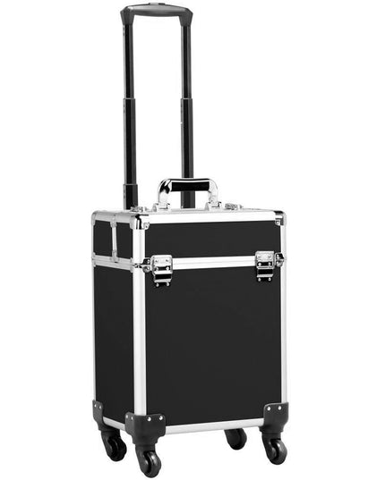 Rolling make-up suitcase-2